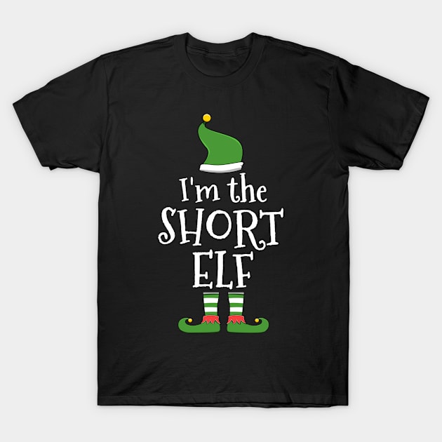 Short Elf for Matching Family Christmas Group T-Shirt by jkshirts